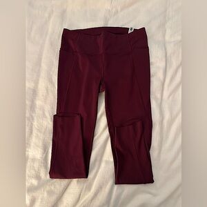 Athleta Raw Hem Leggings | Size Small
